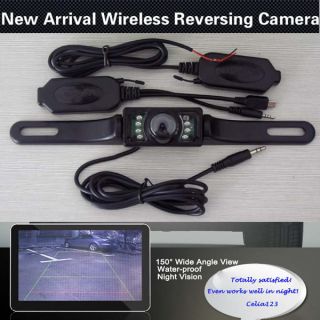 New Car Night Vision Rear View Wireless Reversing Parking Backup Color 