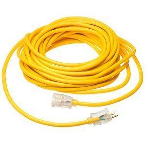 Coleman Cable 01689 12/3 Insulated Outdoor Extension Cord with Lighted 