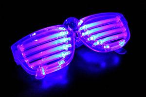 LMFAO Party Shuffle Slotted Shutter LED Flashing Shades Light Up 