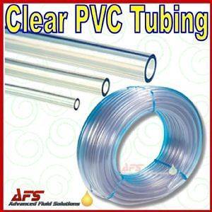 Clear PVC UNREINFORCED Flexible Tubing Hose Pipe Water Tube Air Pond 