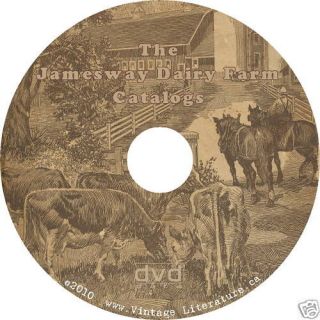 Jamesway Dairy Farm Equipment Catalogs on DVD