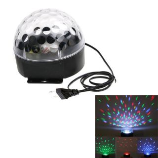 Mini LED RGB Crystal Magic Ball Effect Light Disco DJ Stage Lighting 