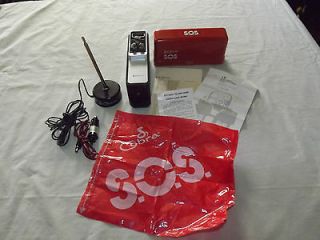 VINTAGE 1984 COBRA S O S 40 CHANNEL 2   WAY CB CAR RADIO with 