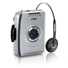 COBY CX49,CX 49 AM/FM CASSETTE PLAYER W/ HEADPHONE AUTO STOP