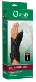 Curad Wrist & Forearm Splint with Abducted Thumb