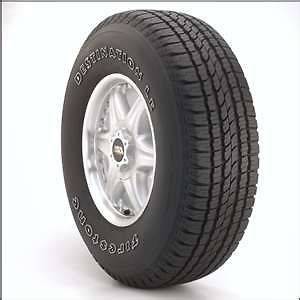 16 inch tires P26570R16 FIRESTONE DESTINATION LE OWL 60K SET OF 4 NEW 