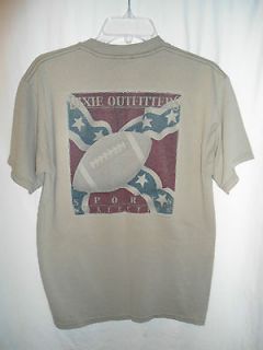 DIXIE OUTFITTERS SOUTHERN FOOTBALL ~ ADULT MEDIUM T SHIRT ~ Excellent 