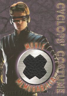 Men The Movie Memorabilia Costume Card of James Marsden as Cyclops