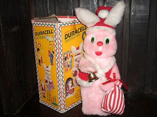 ARGENTINA 1994 DURACELL CHRISTMAS BUNNY FIGURE TOY PUBLICITY 12 