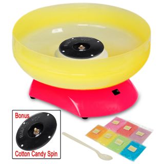 Electric 15 Bowl Cotton Candy Maker Free Spin/Sugar Floss Machine 