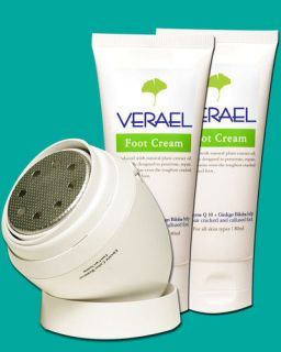 VERAEL Electric Callus Remover + 2 Premium Gingko Biloba Foot Cream