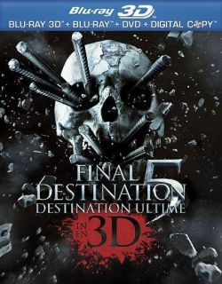 Final Destination 5 (Blu ray/DVD, 2011, 2 Disc Set, Canadian; French 