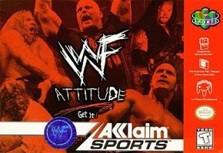WWF Attitude (Nintendo 64) n64 wrestling Game Complete