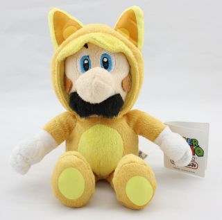 Super Mario Bros Figure 7 Kitsune Fox Luigi Stuffed Animal Plush Doll 