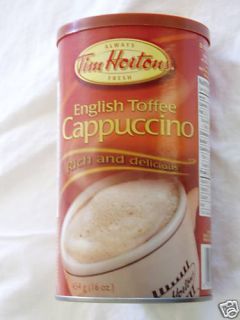 Tim Hortons FRENCH VANILLA Cappuccino instant coffee mix * 3 TINS *