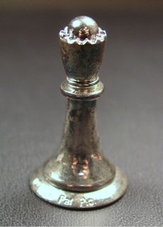 Franklin Mint Star Trek 3D Chess   Silver Plated Queen