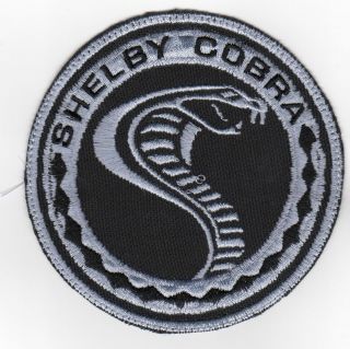 Iron On Embroidery Patch AC Shelby Cobra Car Ford Mustang (A48)