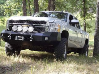 New Road Armor Style Winch Front Bumper Chevy 2011 2012 Chevrolet 