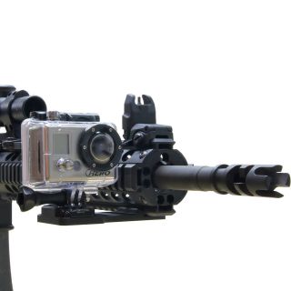 GoPro Camera Picatinny Gun Rail Mount   Cantilever   AR   Airsoft
