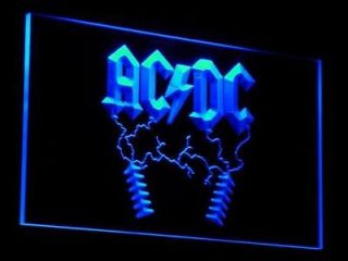c004 b ACDC AC/DC Rock n Roll Bar Neon Light Signs