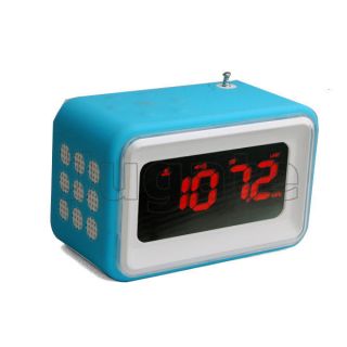   Speaker Support LED FM Radio Alarm Clock for  Mobile Phone SK1033
