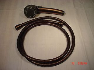 Oil Rubbed Bronze Hand Held Shower Set 69 Hose & wand2