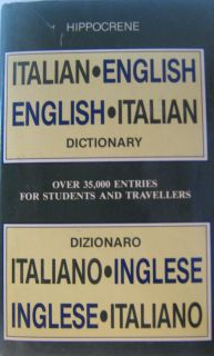 Italian Englis​h, English Italia​n Dictionary HC1983