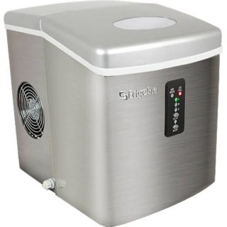 Portable Countertop Stainless Steel Ice Maker   Mini Free Standing 