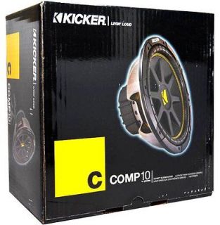 Kicker Comp 10C104 10 300W 4 Ohm Car Audio Subwoofer Sub C10 10C10