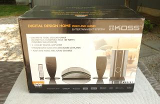 Koss KS3151 Home Theater System DVD/CD Player, Speakers, AM/FM 