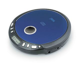 JWIN JX CD335BLU BLUE PORTABLE CD PLAYER WITH HEADPHONE