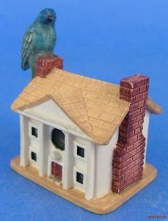 Lenox Miniature Birdhouse Thimble Indigo Bunting Bird