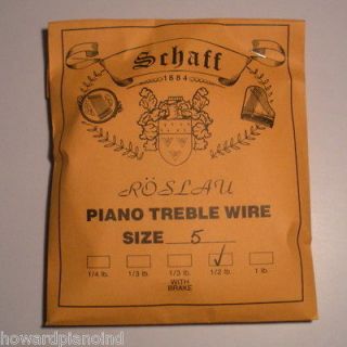 Piano Music Wire Roslau 1/2 lb coil Choose Size 5 11