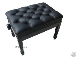 LEATHER Adjustable Artist Piano Bench/Stool/Ch​air