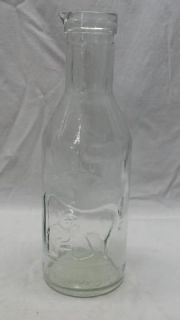 Vintage Collectable The Milk Protector Embossed Milk Bottle Absolutely 