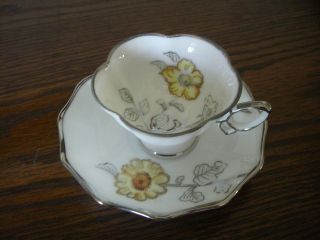 UCAGCO VINTAGE BONE CHINA TEA CUP & SAUCER, MADE IN JAPAN MINT
