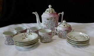 antique porcelain tea set in Antiques