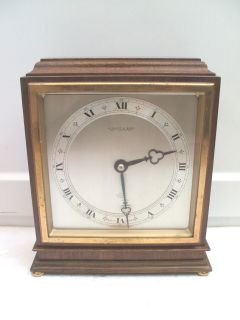Elliott Oak Case Winding Movement Timepiece Mantle Clock 9H 7.5W