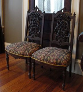 antique carved chairs in Chairs
