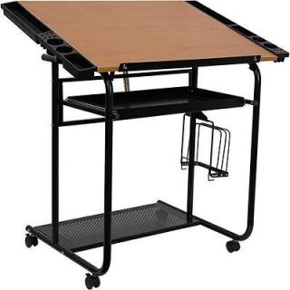 Adjustable Contemporary Drawing and Drafting Table New w/