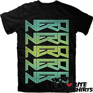 Nero Blue Green Logo Officially Licensed Adult Slim Fit Shirt S XL