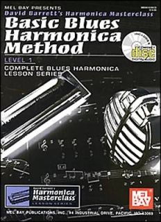 Basic Blues Harmonica Method, Level 1 Book/CD Set, NEW