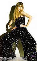 PRIMARK ALL IN ONE STAR MAXI JUMPSUIT CATSUIT S/12 BNWT
