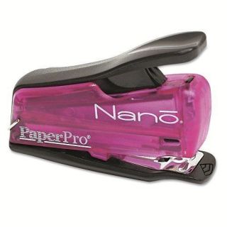 PaperPro Nano Miniature Stapler 12 Sheets Trans. Pink
