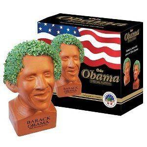 Barack OBAMA CHIA HEAD Plant Happy Special Edition President NEW