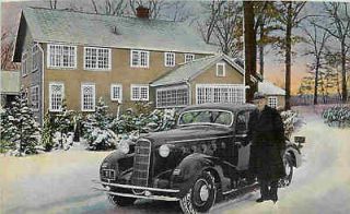 Niles Michigan MI 1930s Dr Fred Bonine at Residence Vintage Postcard