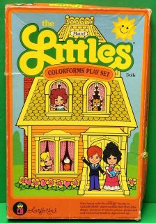 Colorforms the Littles Play Set Original Box 1980s