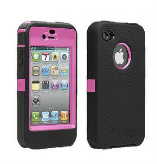 OtterBox Defender Case For iPhone 4 / 4S Belt Clip Included (Black 