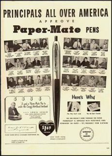 1953 Vintage ad for Paper Mate Pens (070812)