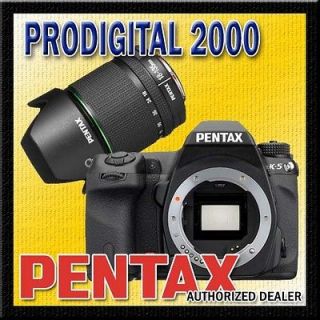 Pentax K 5 DIGITAL SLR Camera + DA 18 135mm f3.5 5.6 ED AL[IF] DC WR 